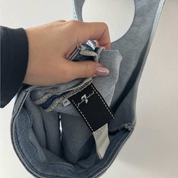 7FAM x ADR Denim Mini Dress XS - Picture 6 of 8